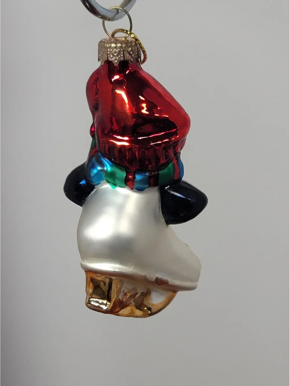 Vintage Thomas Pacconi Classics Museum Series Penguin Ice Skate Glass Ornament